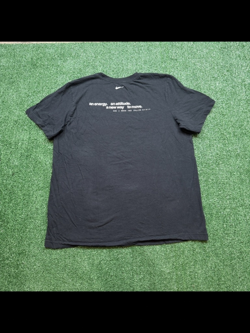 Megan Thee Stalion T Shirt Women's Size L Black Short Sleeve Rap